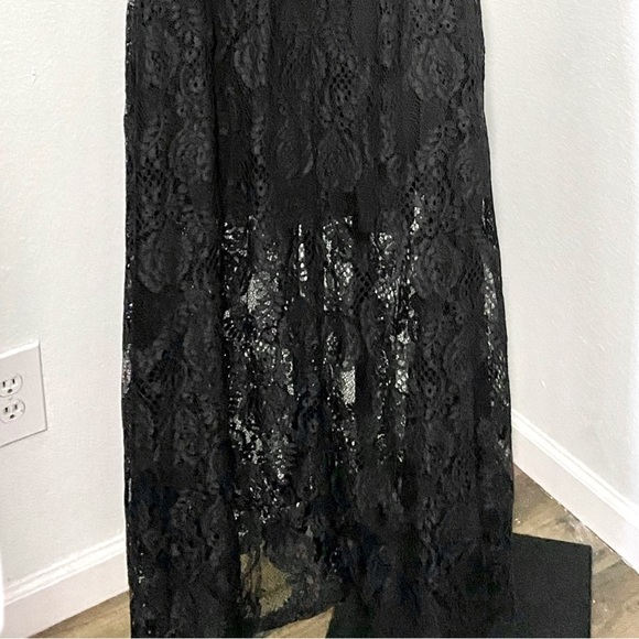 City Chic NWT Divine Creation Lace Maxi Dress Plus Size Black - Picture 15 of 17